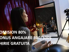 Modele cu sau fara Experienta din prima luna 80% si Bonus de Angajare!